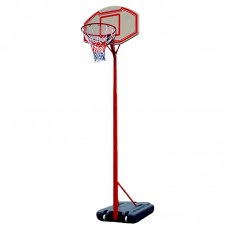 Стойка баскетбольная со щитом мобильная MEDIUM SP-Sport PE003 d-38см Красный