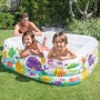 Детский надувной бассейн Intex 57471-1 Аквариум 159 х 159 х 50 см с шариками 10 шт