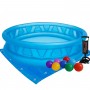 Детский надувной бассейн Intex 58431-2 Летающая тарелка 188 х 46 см с шариками 10 шт подстилкой и насосом