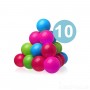 Детский надувной бассейн с навесом Intex Единорог 127 х 102 х 69 см с шариками 10 шт тентом подстилкой насосом Разноцветный (hub_0wf3cw)