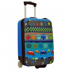 Дитяча валіза маленька S ABS-пластик Madisson Snowball 65018H 49×32×20см 25л Синій