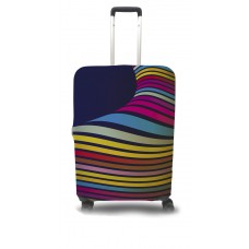 Чехол для чемодана Coverbag волны M принт 0402