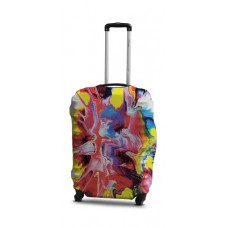 Чохол для валізи Coverbag абстракція M принт 0420
