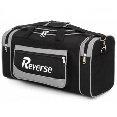 Середня дорожня сумка з кордури Reverse 45L CH-s01 Чорна із сірим