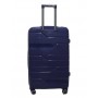 Валіза велика L поліпропілен Milano bag 0306 76×49×31см 82л Темно-синій