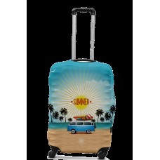 Чохол для валізи Coverbag мінівен L принт 0425