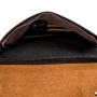 Дорожня сумка текстильна з кишенею Vintage 20192 Чорна