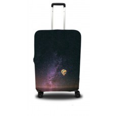 Чохол для валізи Coverbag зоряне небо M принт 0404