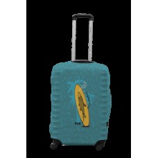 Чехол для чемодана Coverbag серфинг M принт 0423