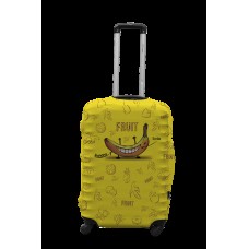 Чехол для чемодана Coverbag банан M принт 0424