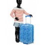 Дитяча валіза маленька S ABS-пластик Madisson Snowball 65218 49,5×32,5×20см 25л Синій