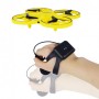 Квадрокоптер Tracker Drone управление жестами руки / ручной дрон / управляется перчаткой часами на подарок игрушка ребёнку (PV-140091899)