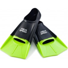 Ласты Aqua Speed Training Fins 5633 (137-38) 39/40 (25-25.5 см) Черно-зеленые (5908217656339)