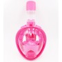 Дитяча маска для сноркелінгу TheNice K-1 EasyBreath-III на все обличчя XS Рожевий (SUN3737)