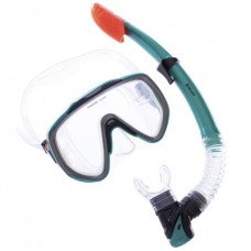 Набор для плавания маска с трубкой Zelart M167-SN124-SIL (SKL0898)