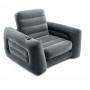 Надувное кресло Intex 66551, 224 х 117 х 66 см Черное