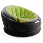 Надувне крісло Intex 66581-2, 112 х 109 х 69 см, з ручним насосом та подушкою, Зелене (hub_y1wkbw)
