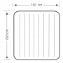 Надувний матрац Двомісний Intex 64759-3 152 х 203 х 25 см з насосом, наматрацом, подушками Синій (hub_wxilxy)