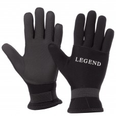 Перчатки для дайвинга LEGEND PL-6110 L Черный-Серый
