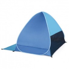 Пляжная палатка автоматическая самораскладная двухместная в чехле с ручкой Sandy Camp 110х165x150см Синяя