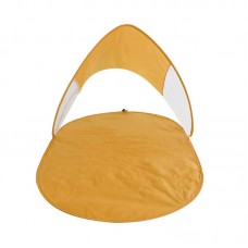 Автоматическая пляжная палатка-подстилка раскладная Beach Camp 1.1х1.8х0.8 см Желтая