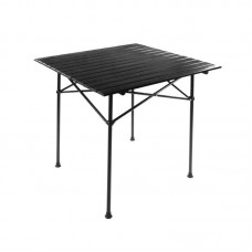 Cкладний портативний стіл Lesko S5433 82*80 см Чорний