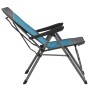 Крісло розкладне Uquip Justy 770х620х1060 мм Blue/Grey (244015)