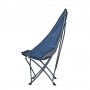 Раскладной туристический стул для отдыха дачи рыбалки Lesko S4576 60х95х38 см Синий