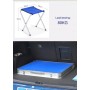 Раскладной туристический стол Easy Campi для пикника со стульями Синий + Гамак подвесной Синий