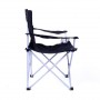 Туристическое раскладное кресло Spokey Angler 84x54x81 см Черное (s0259)