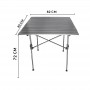 Портативный стол складной Lesko S5433 Серый (7597-24978)