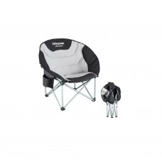 Розкладне крісло KingCamp Moon Camping Chair with Cooler Black/Grey (1026-KC3989 black/grey)
