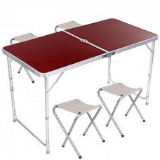 Стіл для пікніка Folding Table Коричневий (258478)