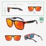 Сонцезахисні окуляри Kdeam поляризаційні Чорно-помаранчеві (КD 156)