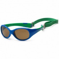 Детские солнцезащитные очки Koolsun зеленые серии Flex Размер 3+ (KS-FLRS003)