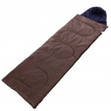 Спальный мешок одеяло с капюшоном SP-Planeta SY-4798 Коричневый