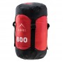 Спальний мішок Martes Elbrus Carrylight 800 220 Чорний з червоним