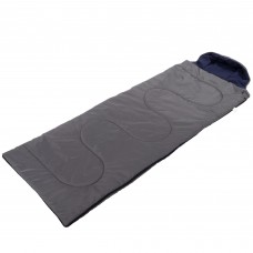 Спальный мешок одеяло с капюшоном SP-Sport UR SY-4083 190х74см Серый