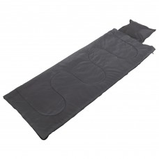 Спальный мешок одеяло с подголовником SP-Planeta UR SY-4140 185+36х75см Серый