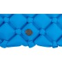 Надувной матрас Outtec с подушкой соты голубой