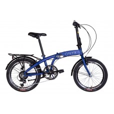 Городской велосипед 20" Dorozhnik ONYX 2022 синий Размер 12,5