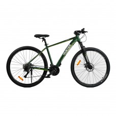 Велосипед спортивный Corso 29" Hunter рама алюминиевая 19" 27 скоростей Green (127901)