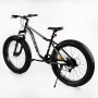 Велосипед спортивный фэтбайк алюминиевая рама Corso Avalon 26" Black and grey (104727)